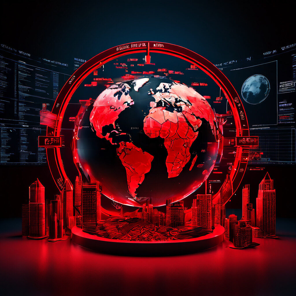 해외 계좌의 금융 리스크와 투자 손실 위험을 보여주는 이미지.