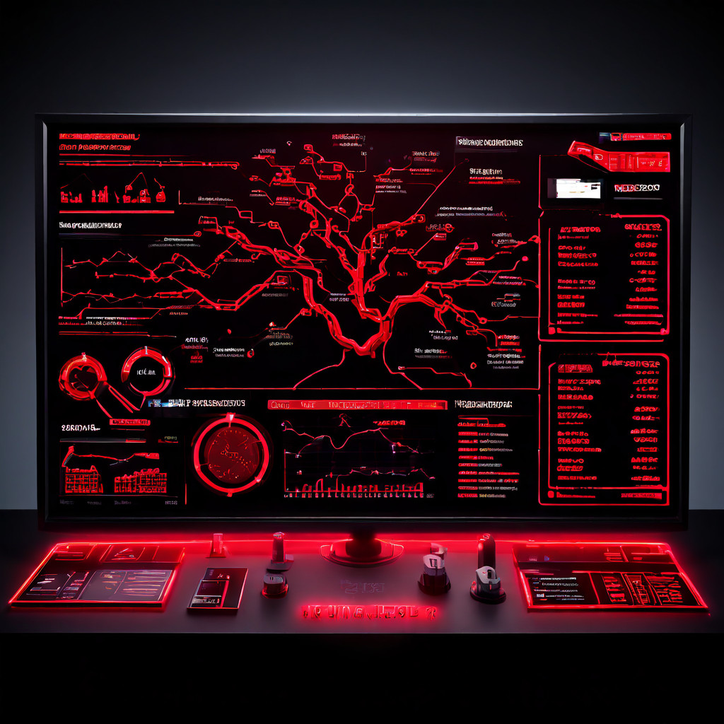 다양한 유지보수 연장 시나리오에 따른 잠재적 리스크 신호를 분석하는 첨단 데이터 시각화 대시보드를 보여주는 이미지. 분기되는 타임라인 위에 주요 데이터와 경고 아이콘이 표시되어 위험도를 명확하게 설명합니다.