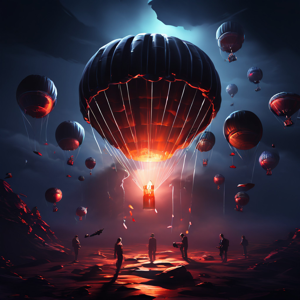 시빌 공격으로 인해 암호화폐 에어드랍 시스템의 가치가 서서히 유출되며 프로젝트에 재정적 손실을 초래하는 보안 문제를 보여주는 이미지.