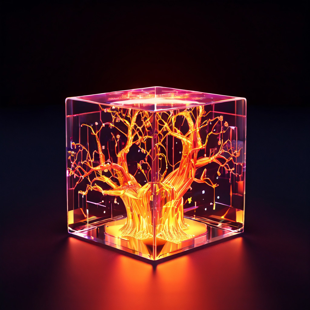 3D 큐브의 세 면에 각각 마켓 사이즈, 경쟁, 자원이라고 표시되어 있으며 큐브 중심에서 전략적 선택을 상징하는 가지치기 경로가 뻗어 나오는 전략 분석 프레임워크를 시각화한 이미지입니다.