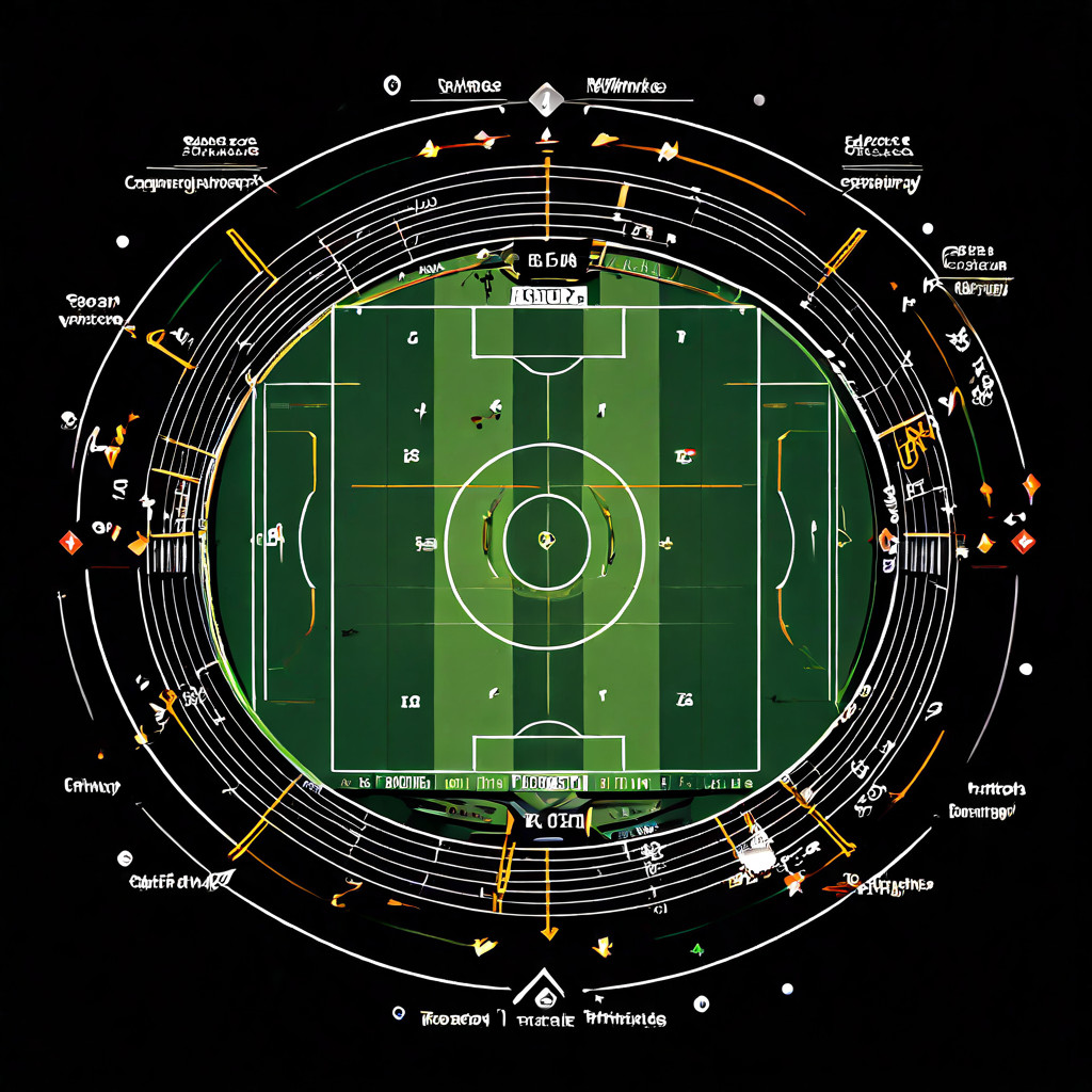 축구 전술 다이어그램에서 윙어와 스트라이커의 세트피스 연계 움직임을 화살표로 표시하여 공격 패턴을 시각적으로 설명하는 전술판 이미지입니다.