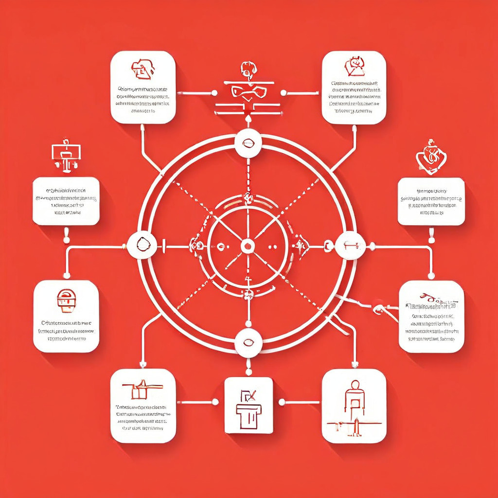반대 데이터 포인트를 체계적으로 수집하는 설문조사, 분석, 트렌드 추적 방법을 아이콘과 함께 보여주는 플로우차트 이미지입니다.
