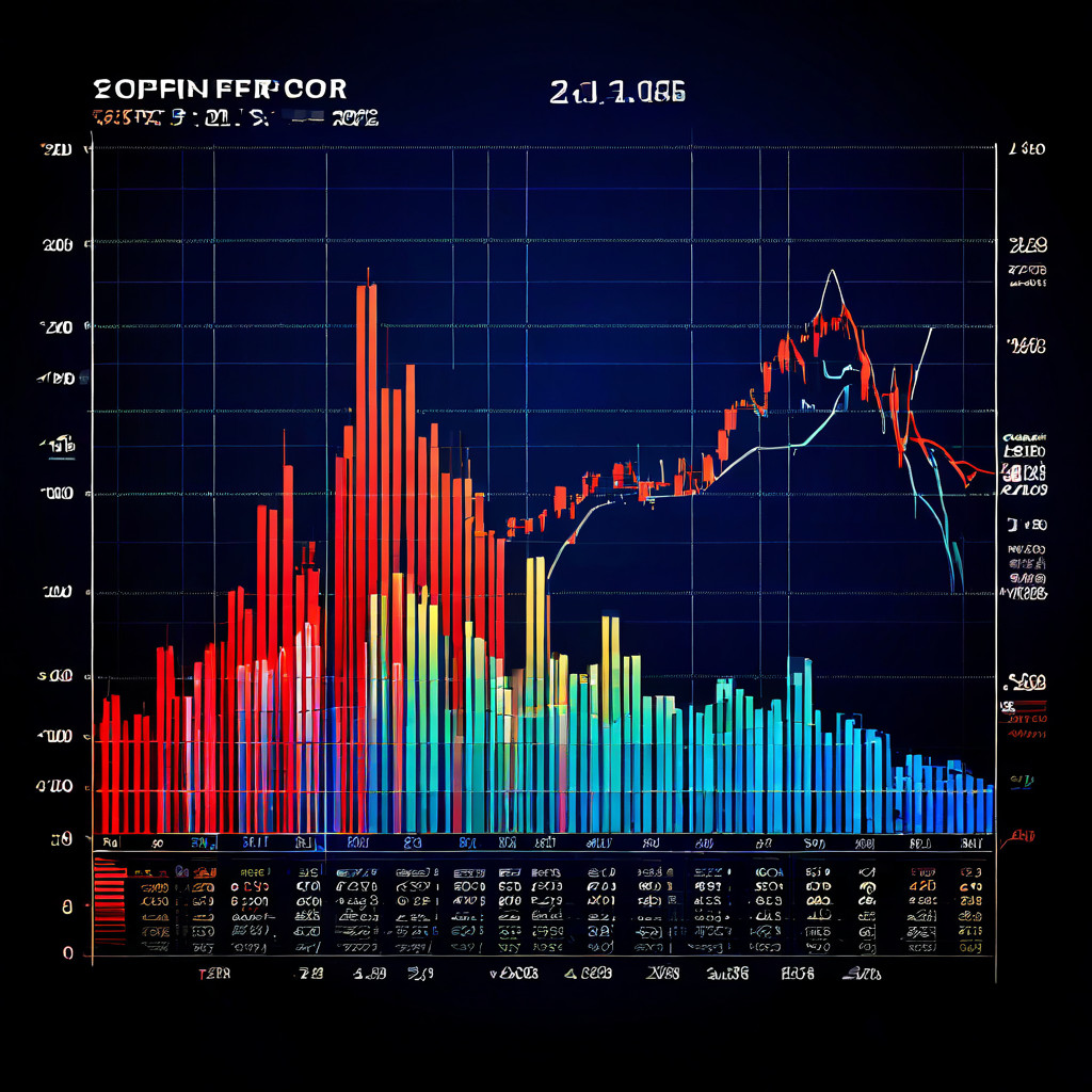 주요 스포츠 경기 직전에 배당률이 극적으로 변동하는 모습을 급등락하는 주식 시장 그래프로 시각화하여 스포츠 베팅 시장의 불안정성을 표현한 이미지입니다.