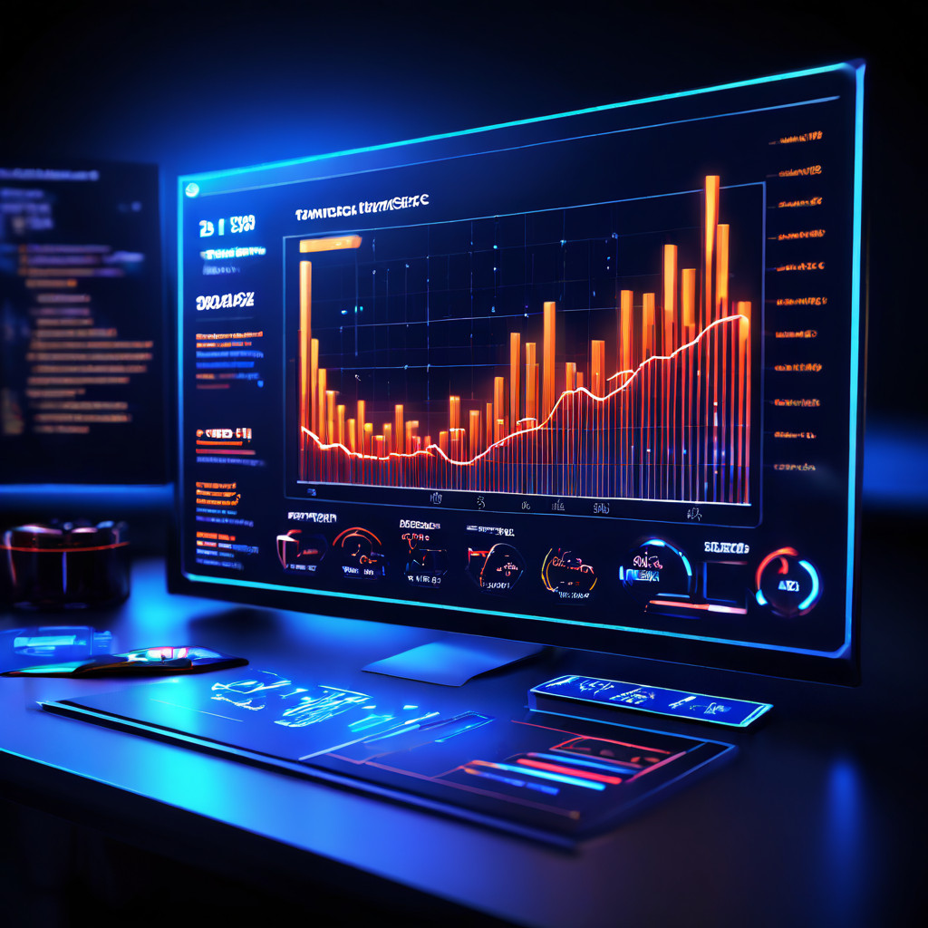 시스템 과부하를 예방하기 위한 예측 분석 대시보드로, 상승 추세를 나타내는 화살표와 경고 심볼을 통해 사전 대응이 가능한 핵심 지표를 시각화한 이미지입니다.