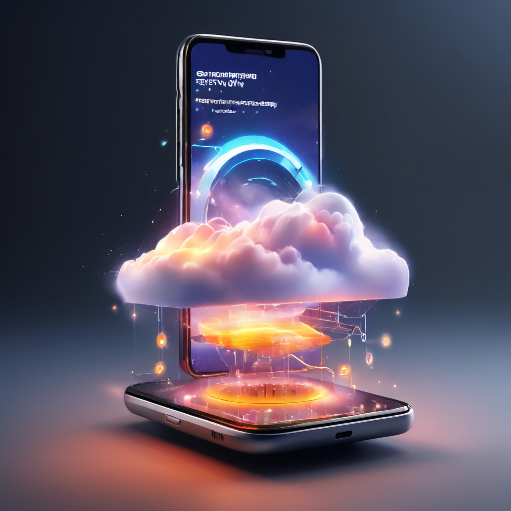 Abstract digital service layers showing mobile spin button placement and tap response timing in a premium cloud-connected online...