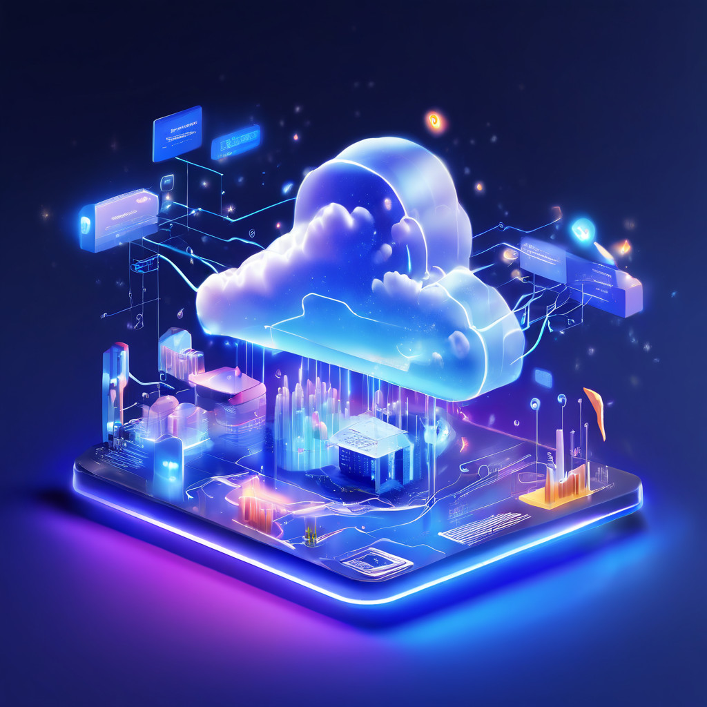 A premium digital platform interface showing a high-ranked community badge above a slow data flow indicator, with cloud and...